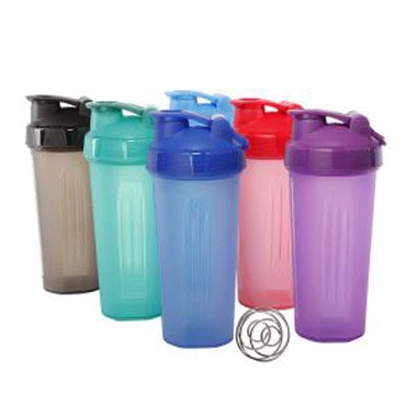 Color Plastic BPA Free Custom Logo Wholesale Pet Shaker Water Bottle