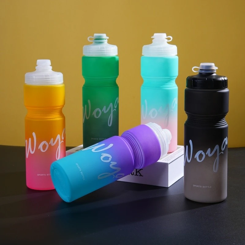 Hot Sale Gradient Spray-Painted Cycling Sports Water Bottle 750ml Cycling Bottle With Customizable Colors & Logo suppliers